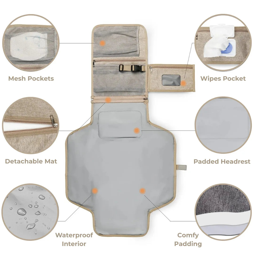 TidyChange - The 3-in-1 changing clutch