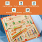 Educational magnetic maze board for children with colour sorting and number matching – supports logical thinking, concentration, colour perception and early maths skills.